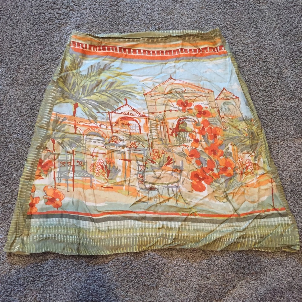 Silk skirt
